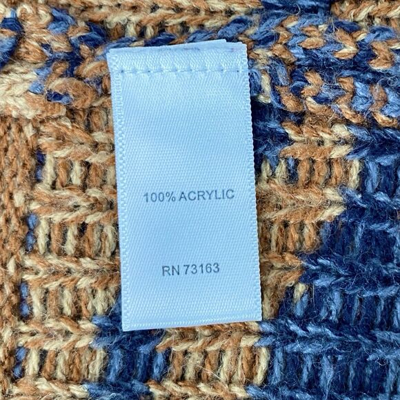 Spense Knits Long Aztec Cardigan Sweater Boho Multicolor Womens Medium - Picture 6 of 10